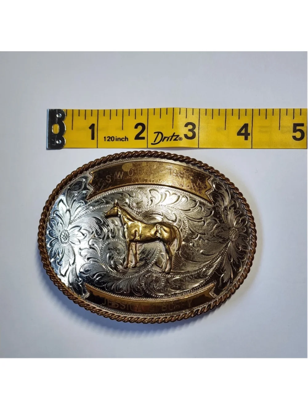 Vintage Western Belt Buckle 